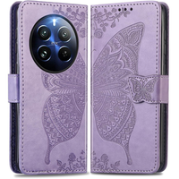 Flip case for Realme 12 Pro 5G / 12 Pro+ 5G, Butterfly, purple