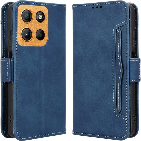 Flip case for Motorola Moto G15 / Motorola Moto G15 Power, Card Slot, dark blue
