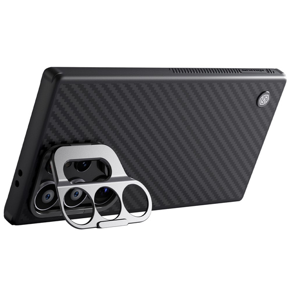 Nillkin Armored Case for Samsung Galaxy S24 Ultra, Carboprof Case, for Magsafe, black