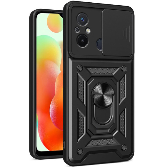 Case for Xiaomi Redmi 12C, CamShield Slide, black
