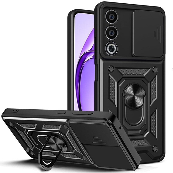 Case for Oppo A80, CamShield Slide, black