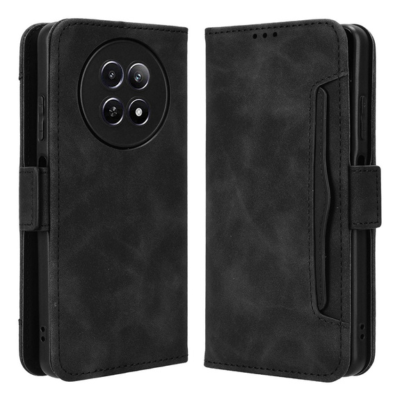 Flip case for Realme 12, Card Slot, black