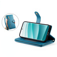 Flip case for Xiaomi Redmi Note 14 Pro 5G / Poco X7 5G, Wallet Zipper Pocket, blue