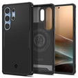 The Spigen Case for Samsung Galaxy S25 Ultra, Core Armor MagSafe, black + 9H Tempered Glass