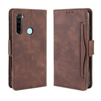 Flip case for Xiaomi Redmi Note 8T, Card Slot, brown