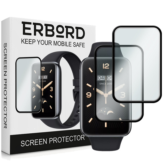 2x ERBORD Hybrid Glass for Xiaomi Mi Band 7 Pro