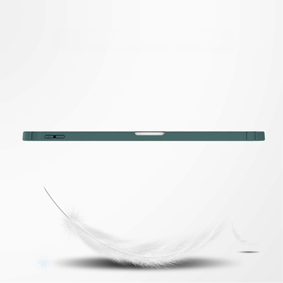 Case for iPad 10.9 2022 10 Gen, Smartcase Hybrid, with stylus space, dark green