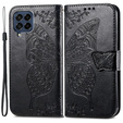 Flip case for Samsung Galaxy M53 5G, Butterfly, black