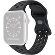 Hollow strap for Apple Watch 7 45mm/6/5/4/SE 44mm/3/2/1 42mm - Black