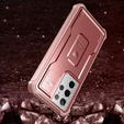 Armored case for Samsung Galaxy S21 Ultra, Dexnor Full Body, pink rose gold