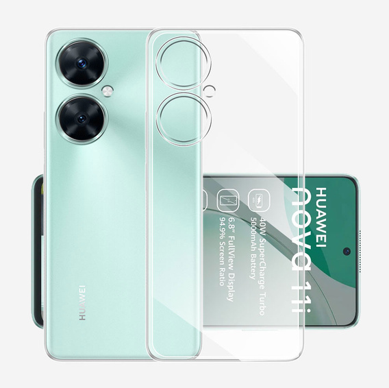 Thin Case for Huawei Nova 11i, Slim, transparent