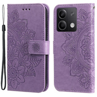 Flip case for Xiaomi Redmi Note 13 5G, Mandala, purple