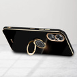 Case for Oppo A17, Electro Ring, black