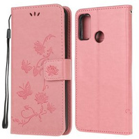 Flip case for Motorola Moto G30 / G10, Butterfly, blue