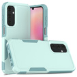 Armored case for Samsung Galaxy A25, Dual-Layer, mint + 9H Glass