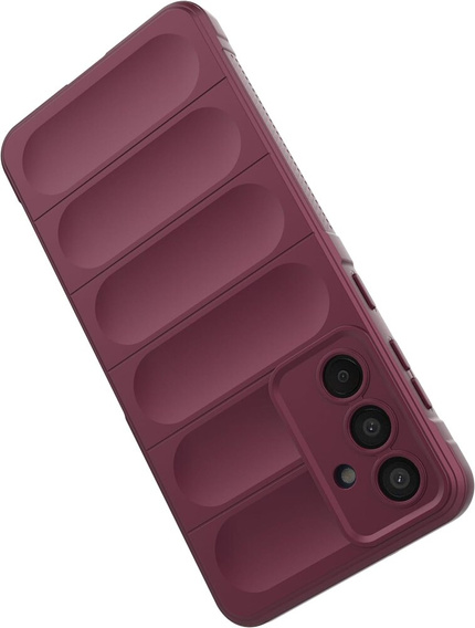 Case for Samsung Galaxy M55 5G, Gaming Shockproof, maroon