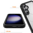 Case for Samsung Galaxy A35 5G, Shockproof, with film, black