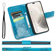 Flip case for Honor 400 Lite, Butterfly, blue