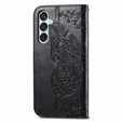 Flip case for Samsung Galaxy M15 5G, Butterfly, black