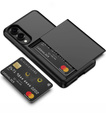 Case for Samsung Galaxy S25 Edge, Sliding Card Holder, black