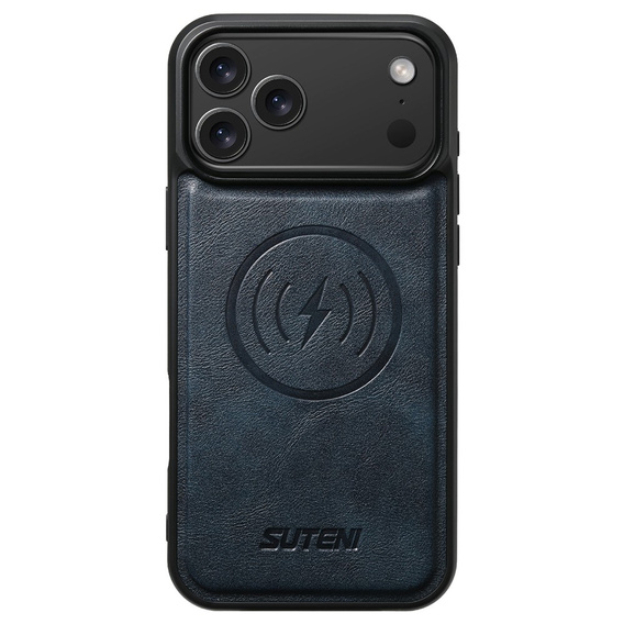2-in-1 flip case for iPhone 17 Pro Max, SUTENI, for MagSafe, blue