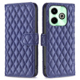 Flip case for Infinix Hot 40i, Wallet, BINFEN COLOR, blue