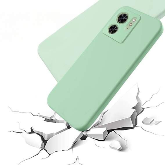 Case for Motorola Edge 40 5G, Silicone Lite, green