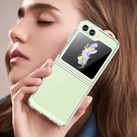 Case for Samsung Galaxy Z Flip 5 5G, Fusion Hybrid, transparent
