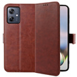 Flip case for Motorola Moto G54 5G, Crazy Horse Wallet, brown