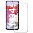 Case for Samsung Galaxy M34 5G, Anti-Shock, transparent + 9H Glass