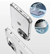 Case for iPhone 16 Pro, Erbord Dropproof, transparent + Glass