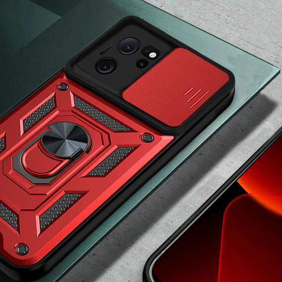 Case for Xiaomi 13T / 13T Pro, CamShield Slide, red