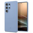 Spigen Case for Samsung Galaxy S25 Ultra, Silicone Fit Mag, blue + Tempered Glass
