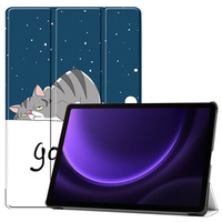 Case for Samsung Galaxy Tab S10 Lite / S10 FE / S9 FE, with flap, sleeping cat