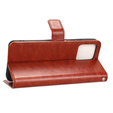 Flip case for T Phone 5G, Crazy Horse Wallet, brown