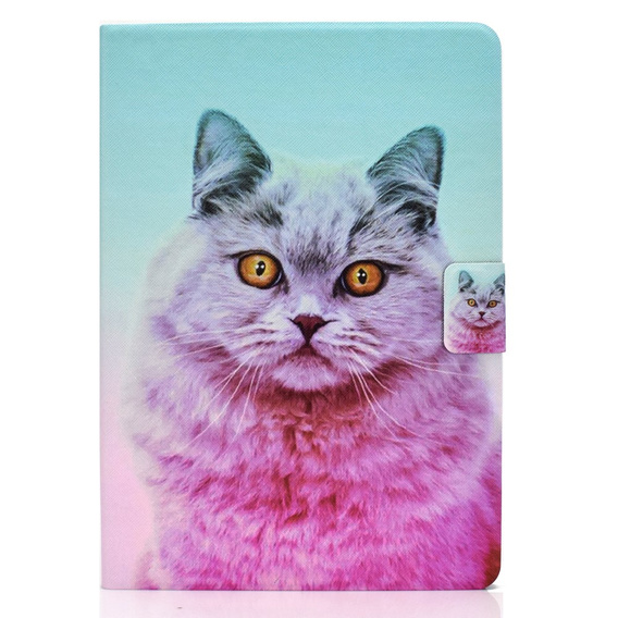 Case for Samsung Galaxy Tab A9 X110 / X115, pink cat
