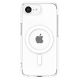 Spigen MagSafe Case for Iphone 16E, Ultra Hybrid, transparent / white + 9H Tempered Glass