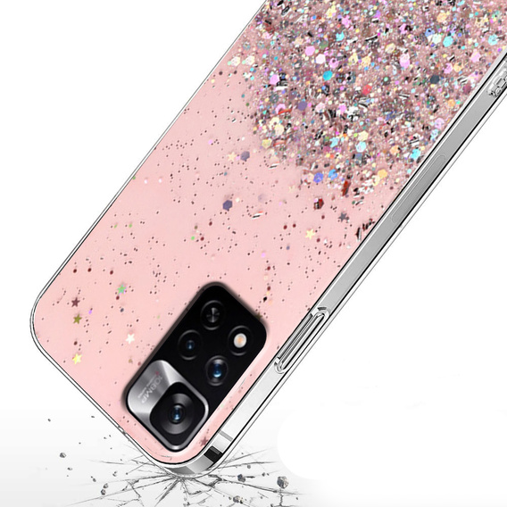 Case for Xiaomi Redmi Note 11 Pro 4G/5G, Glittery, pink