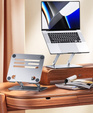 Laptop stand up to 17 inches, steel ERBORD P89, grey
