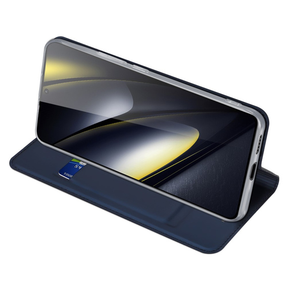 Dux Ducis Case for Xiaomi Poco F6, Skinpro, dark blue