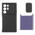 Case for Samsung Galaxy S24 Ultra, ERBORD MagProtect Slide Camera, purple