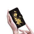 Flip case for Infinix Hot 40i, Wallet, Butterfly rose