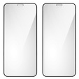 2x Tempered Glass for iPhone 12 Pro Max, ERBORD 3D full display