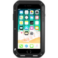 Love Mei Case for iPhone 8 Plus / 7 Plus, armored with glass, black