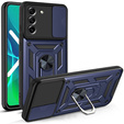 Case for Samsung Galaxy S21 FE, CamShield Slide, dark blue