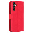 Flip case for Samsung Galaxy M34, Card Slot, red