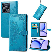 Flip case for Realme Note 50, Mandala, blue