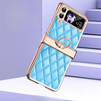 Case for Samsung Galaxy Z Flip 4 5G, Rhombus Grid