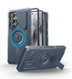 Armored case for Samsung Galaxy S25 Ultra, Dexnor CamProtect MagSafe, blue (Two frames)