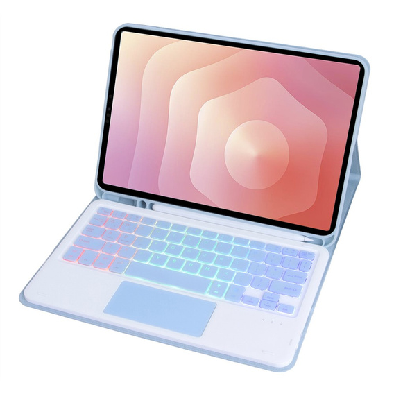 Case with illuminated Bluetooth keyboard and touchpad for Samsung Galaxy Tab S11